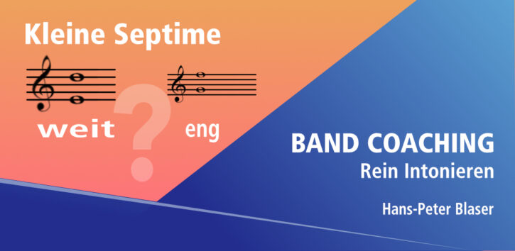 Kleine Septime rein intonieren